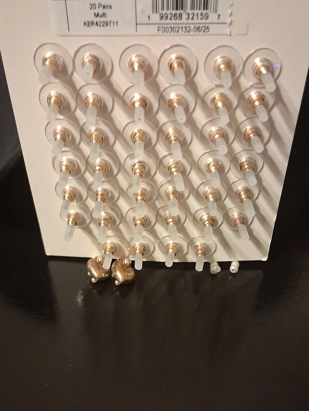 Cat & Jack 20 Pairs Nickle Free Earrings Post New
